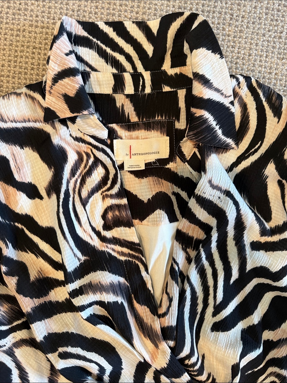 Anthropologie fun animal print dress - size M - Picture 2 of 7